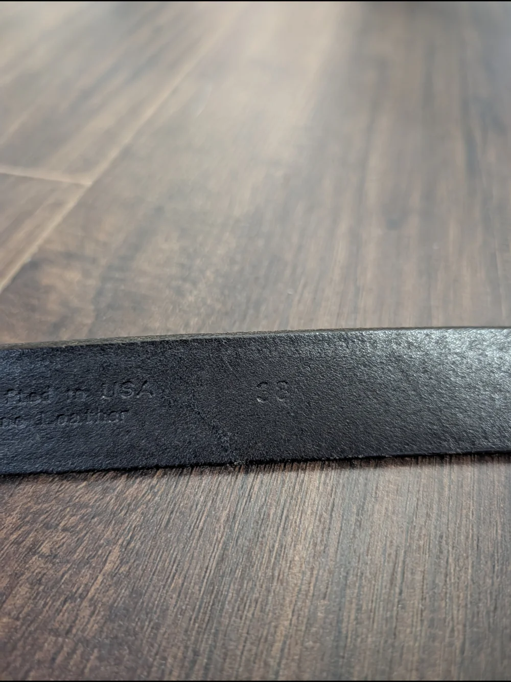 EUROMETAL Made In Italy Buckle With Black Textured Woven Leather MiUSA Strap 38